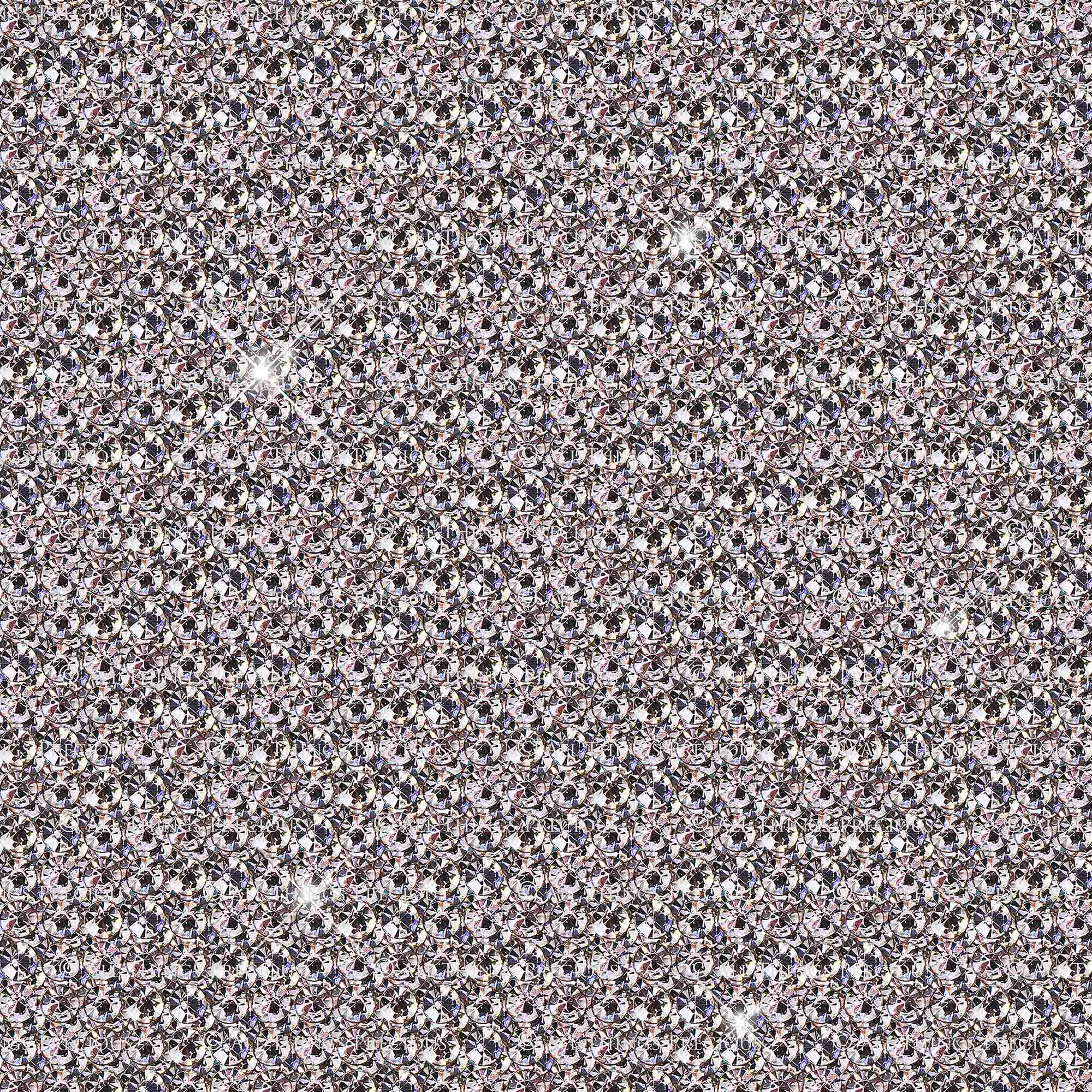 DIAMONDS - SILVER Digital Papers