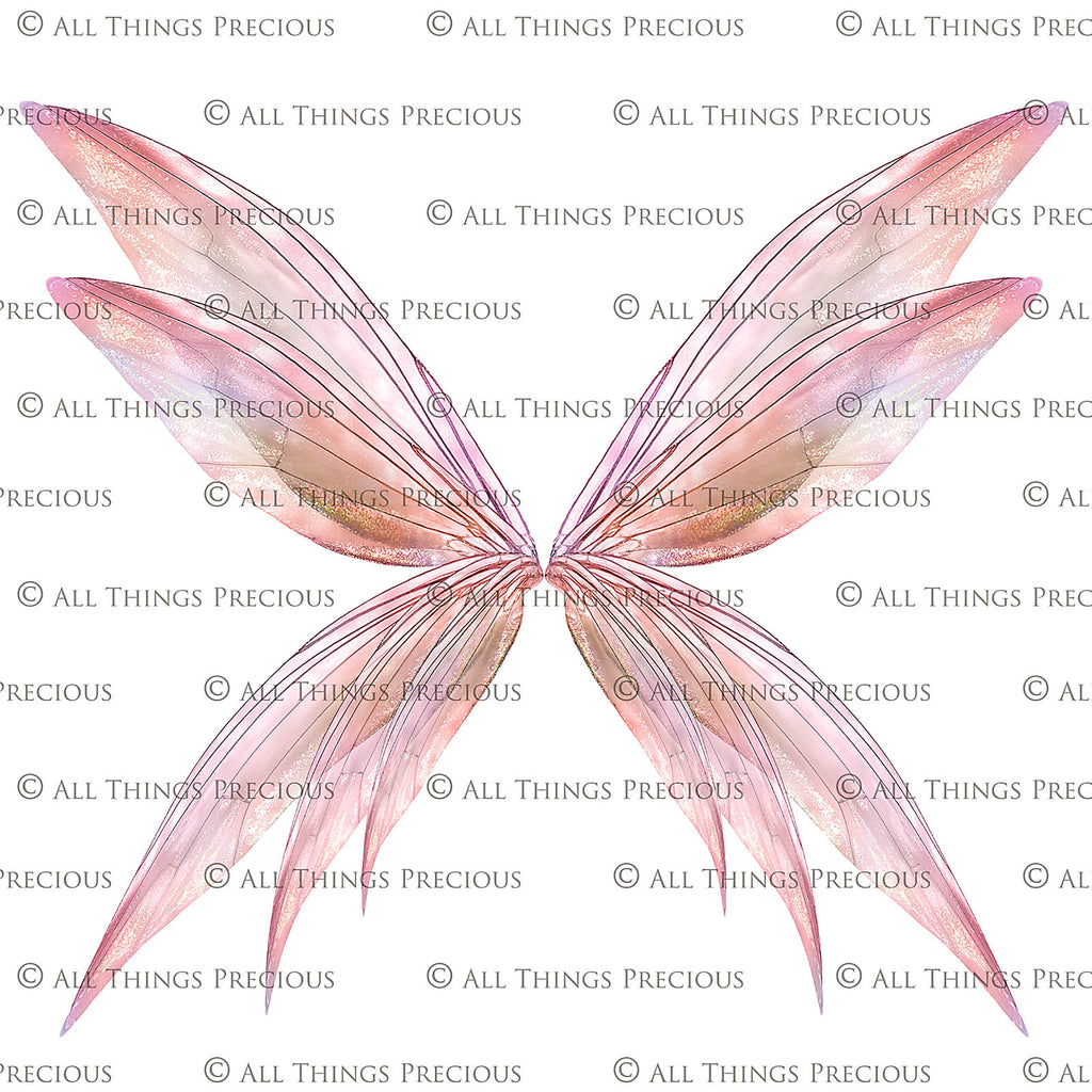 Fairy Wings Overlays For Photography, Photoshop, Digital art and Creatives. Transparent, high resolution wings for photographers. These are gorgeous PNG overlays for fantasy digital art and Child portraiture. colour, White fairy wings. Photo Overlays. Digital download. Graphic effects. ATP Textures