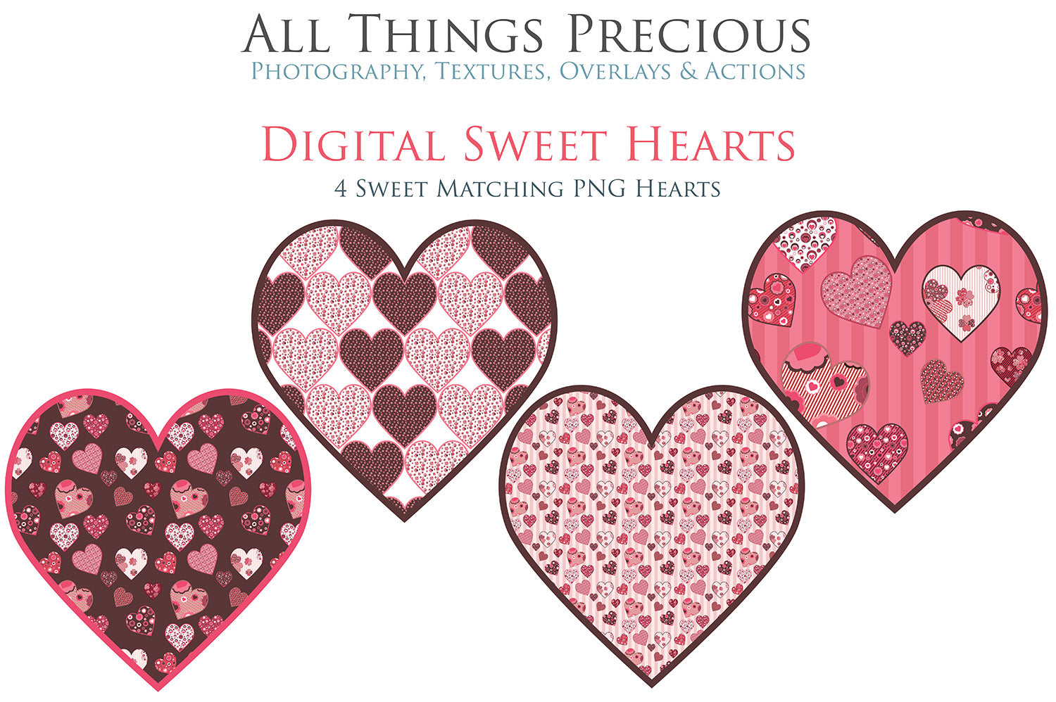 SWEET HEART Digital Papers Set 2 FREE DOWNLOAD