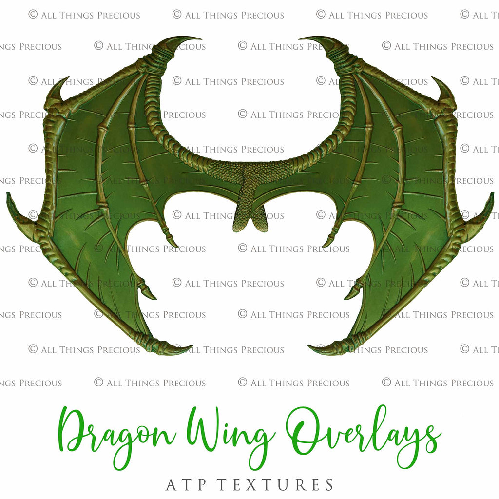 Dragon wing overlays for photography edits. High resolution fairy wings. Graphic assets and add ons for photos. ATP Textures designs.