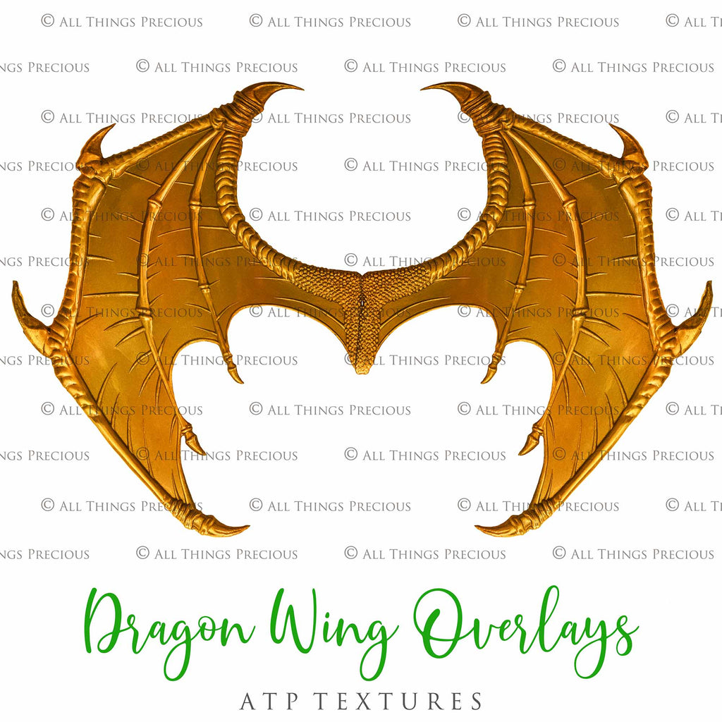 Dragon wing overlays for photography edits. High resolution fairy wings. Graphic assets and add ons for photos. ATP Textures designs.