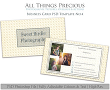 Load image into Gallery viewer, BUSINESS CARD - PSD Template No. 4
