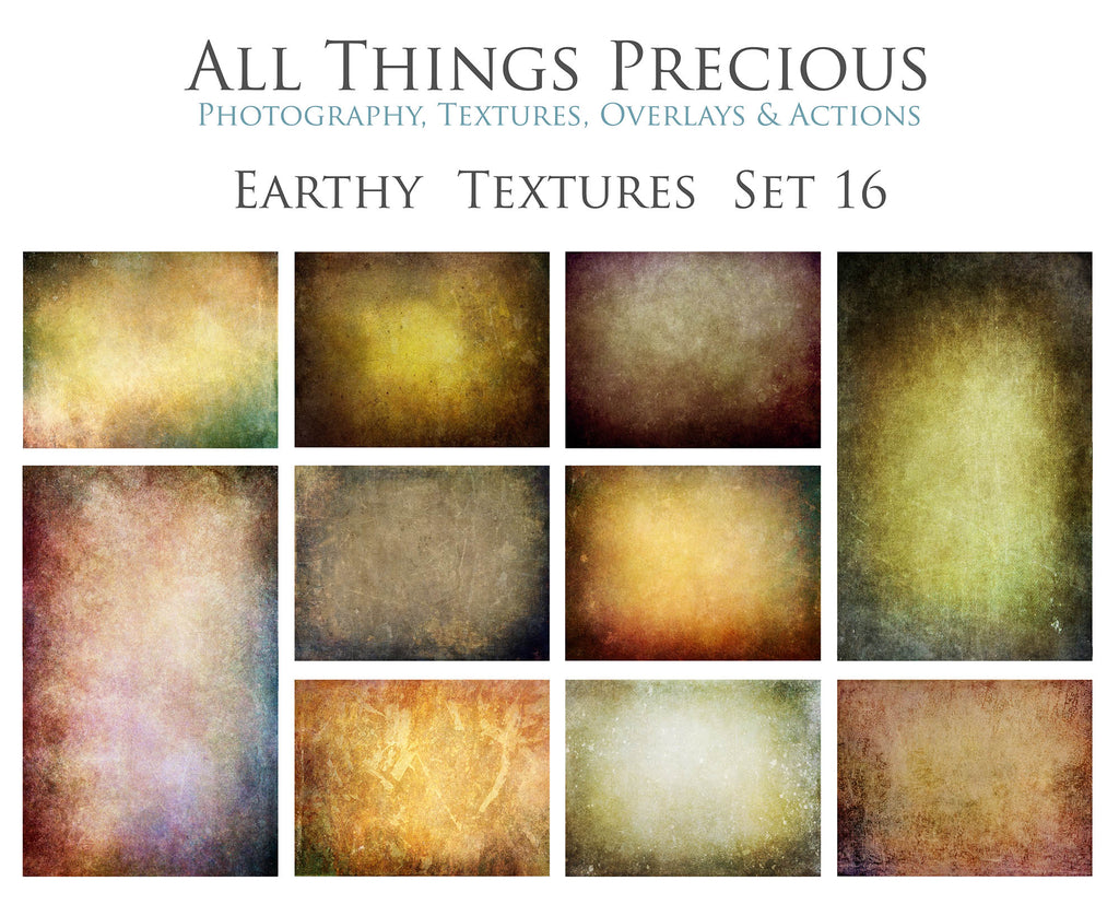 Earth fine art textures. Rich, warm colour tints. Texture for photographers and digital editing. Photo Overlays. Antique, Vintage, Grunge, Light, Dark Bundle. Textured printable Canvas, Colour, Monochrome, Bundle. High resolution, 300dpi Graphic Assets for photography, digital scrapbooking and design. By ATP Textures