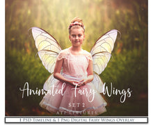 Load image into Gallery viewer, PNG Animated FAERY WINGS - Set 2
