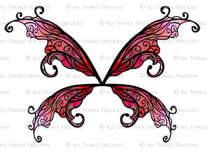 PRINTABLE FAIRY WINGS - Set 43