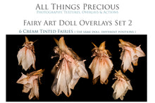 Load image into Gallery viewer, ART DOLL FAIRY Digital Overlays Set 2
