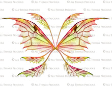 Load image into Gallery viewer, PRINTABLE FAIRY WINGS for Art Dolls - Set 16
