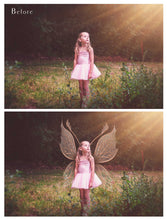 Load image into Gallery viewer, SVG &amp; PNG Fairy Wing files for Cricut or Silhouette Cameo Cutting Machine. To create wearable fairy wings, in adult or children sizes.  Use this clipart design for Halloween Costumes, Fantasy or Cosplay or photography. These are Individual Wing Pieces, for you to cut and assemble. This is a digital product. 
