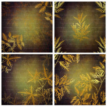 Load image into Gallery viewer, GOLD FOLIAGE - Dark Yellow - Digital Papers
