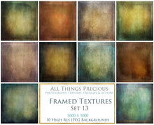 Load image into Gallery viewer, 10 Fine Art TEXTURES - FRAMED Set 13
