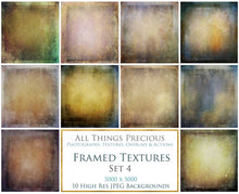 Load image into Gallery viewer, 10 Fine Art TEXTURES - FRAMED Set 4

