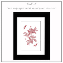 Load image into Gallery viewer, Floral PINK No.6 - DIGITAL PRINT
