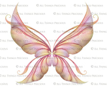 Load image into Gallery viewer, Digital Faery Wing Overlays. Png overlays for photoshop. Photography editing. High resolution, 300dpi fairy wings. Overlays for photography. Digital stock and resources. Graphic design. Fairy Photos. Colourful Fairy wings. Faerie Wings. ATP Textures. Overlays. Actions, Textures, Photo Resources, Photoshop. 
