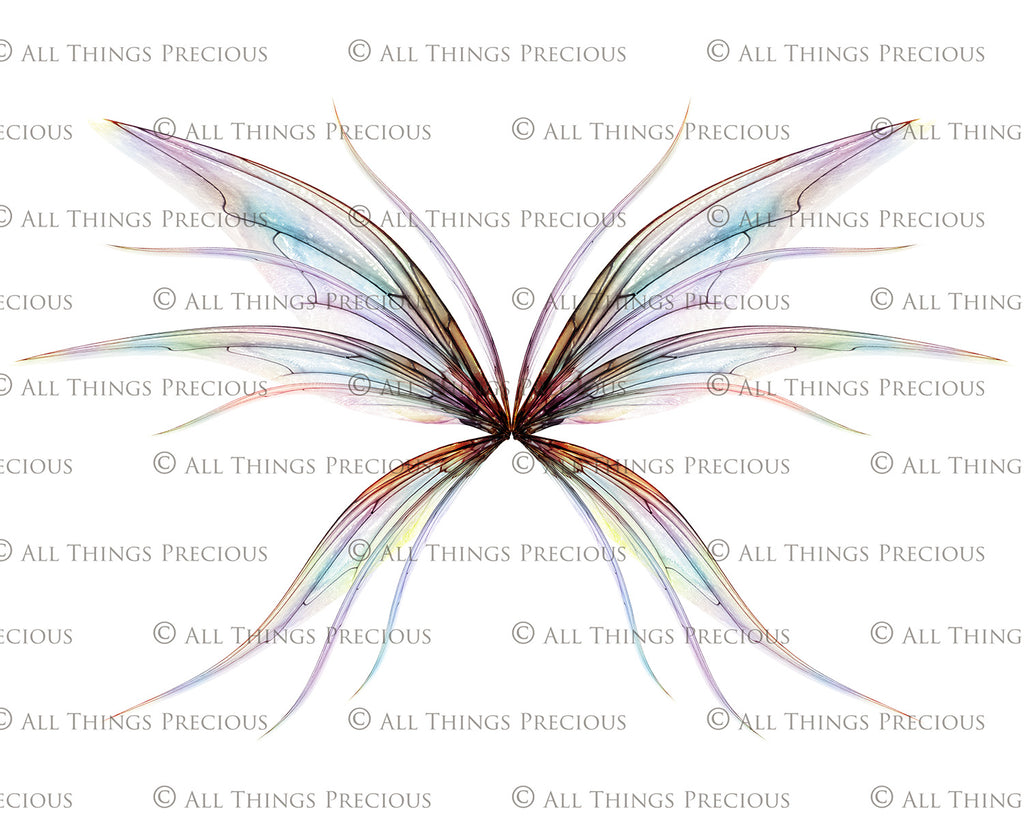 Digital Faery Wing Overlays. Png overlays for photoshop. Photography editing. High resolution, 300dpi fairy wings. Overlays for photography. Digital stock and resources. Graphic design. Fairy Photos. Colourful Fairy wings. Faerie Wings. ATP Textures. Overlays. Actions, Textures, Photo Resources, Photoshop. 