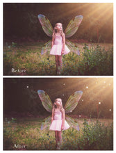 Load image into Gallery viewer, Png overlays for fine art photography and magical edits.  Png Magical Overlays, Fairy dust, Fairy Sparkles, sparkle overlay, photo overlays by ATP textures.
