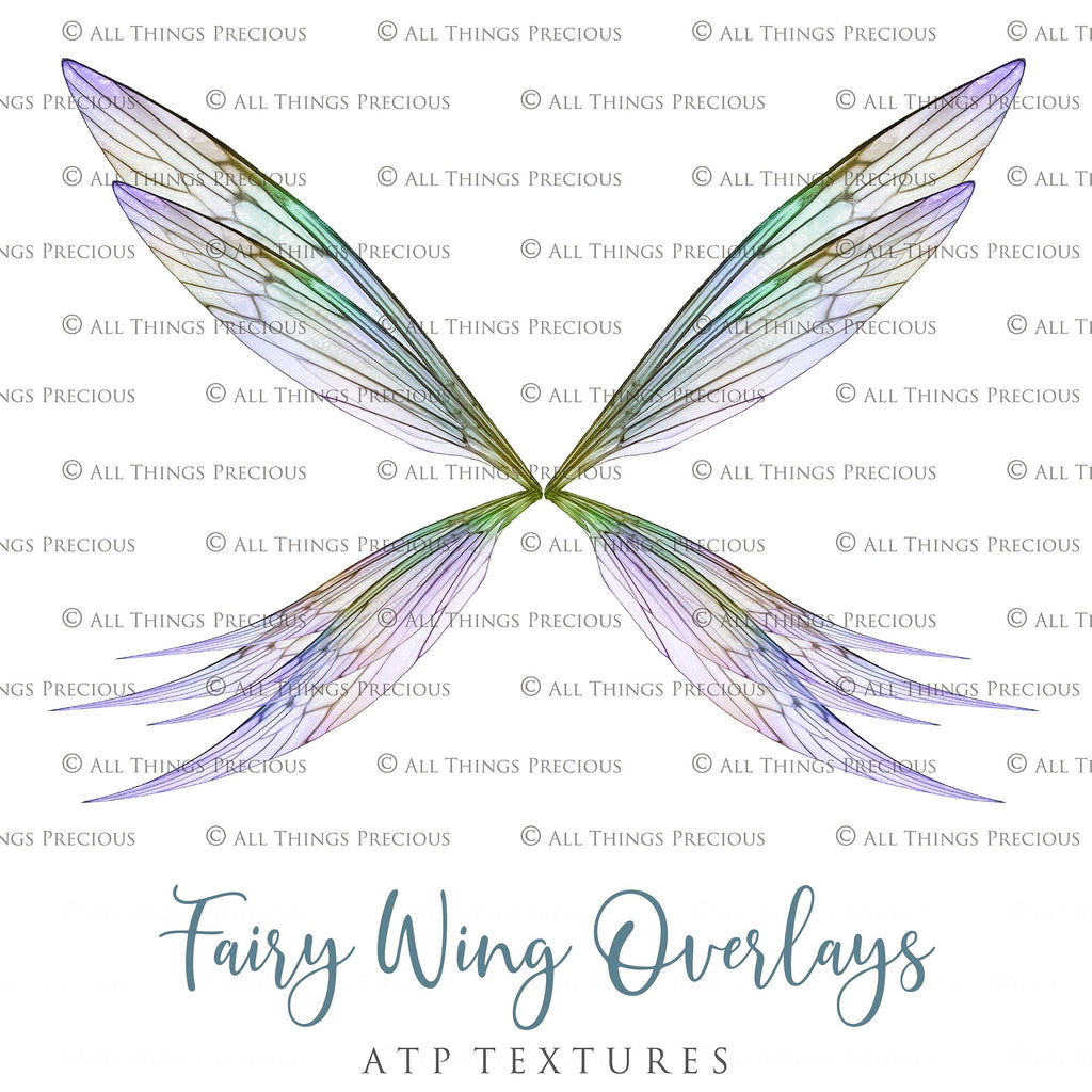 Digital Fairy Wings Overlays clipart. Png transparent see through files for photoshop. Butterfly Angel, Color, Print Photography editing. High resolution, 300dpi. Printable, Photography Graphic design assets, add on stock resources. Magical Scrapbooking design. Faery Photographer edit. Colorful Big Bundle. ATP Textures