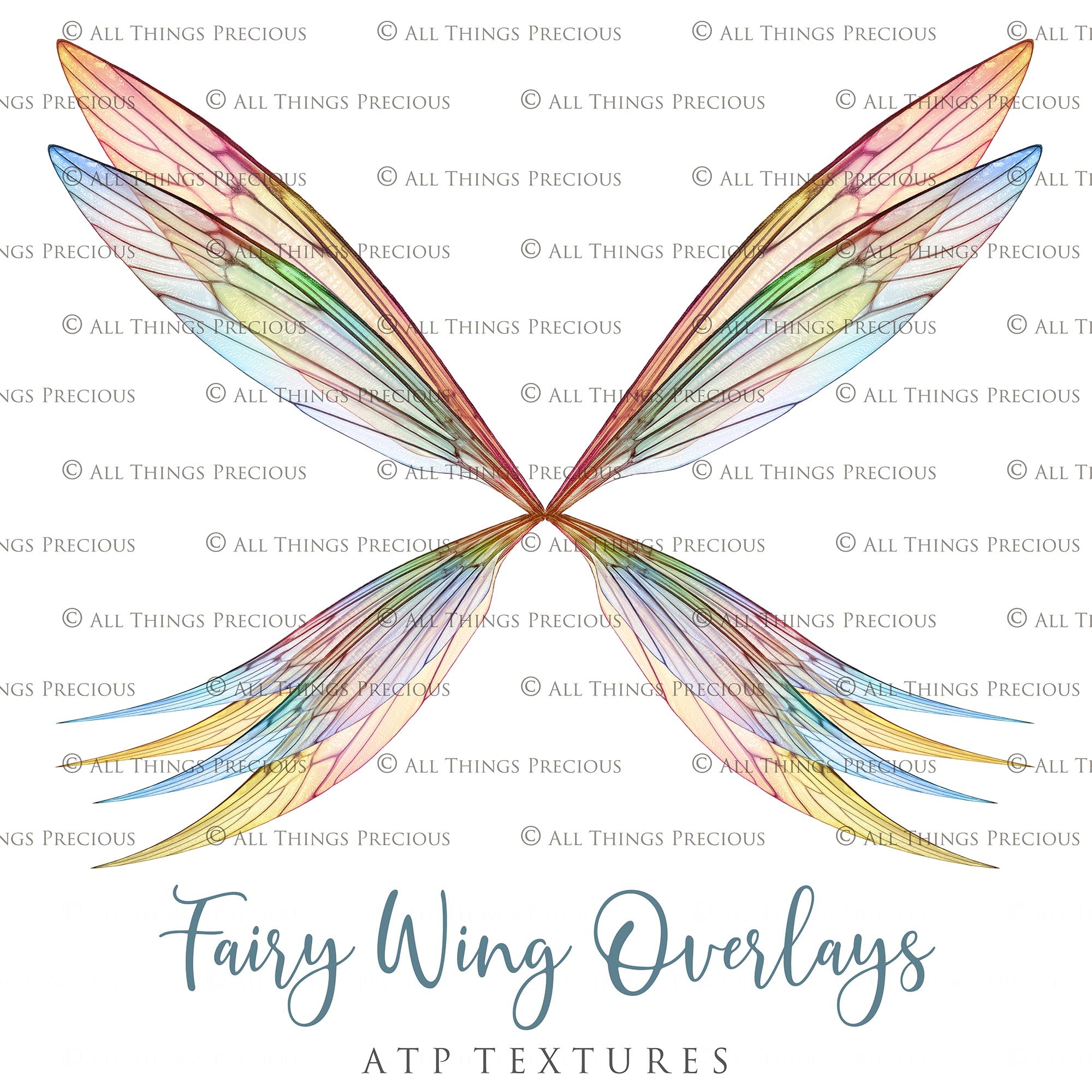 Fairy Wings Overlays For Photography, Photoshop, Digital art and Creatives. Transparent, high resolution wings for photographers. These are gorgeous PNG overlays for fantasy digital art and Child portraiture. colour, White fairy wings. Photo Overlays. Digital download. Graphic effects. ATP Textures