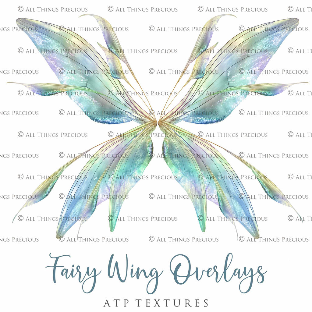 Fairy Wings Overlays For Photography, Photoshop, Digital art and Creatives. Transparent, high resolution wings for photographers. These are gorgeous PNG overlays for fantasy digital art and Child portraiture. colour, White fairy wings. Photo Overlays. Digital download. Graphic effects. ATP Textures