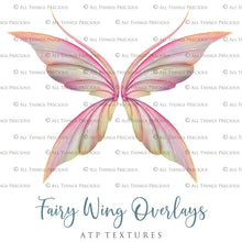 Load image into Gallery viewer, 20 Png FAIRY WING Overlays Set 44
