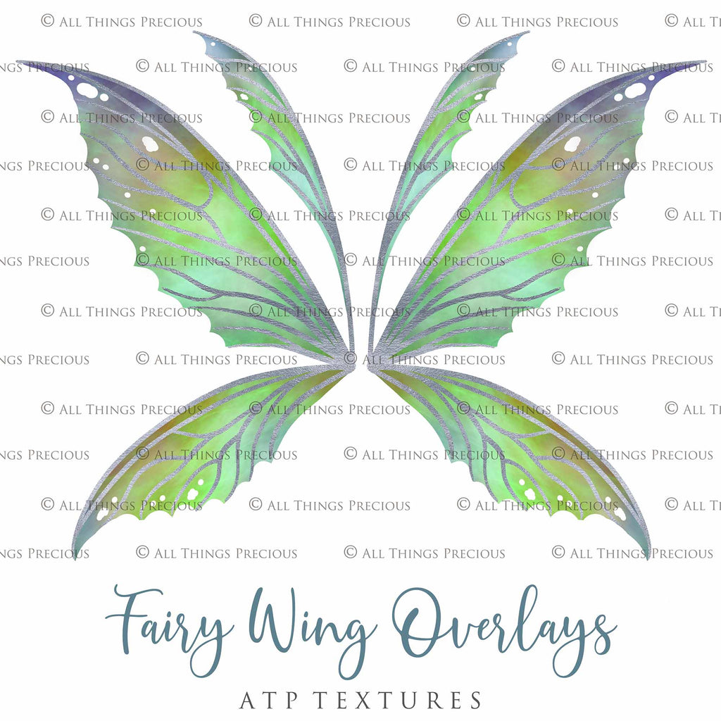 Fairy Wings Overlays For Photography, Photoshop, Digital art and Creatives. Transparent, high resolution wings for photographers. These are gorgeous PNG overlays for fantasy digital art and Child portraiture. colour, White fairy wings. Photo Overlays. Digital download. Graphic effects. ATP Textures