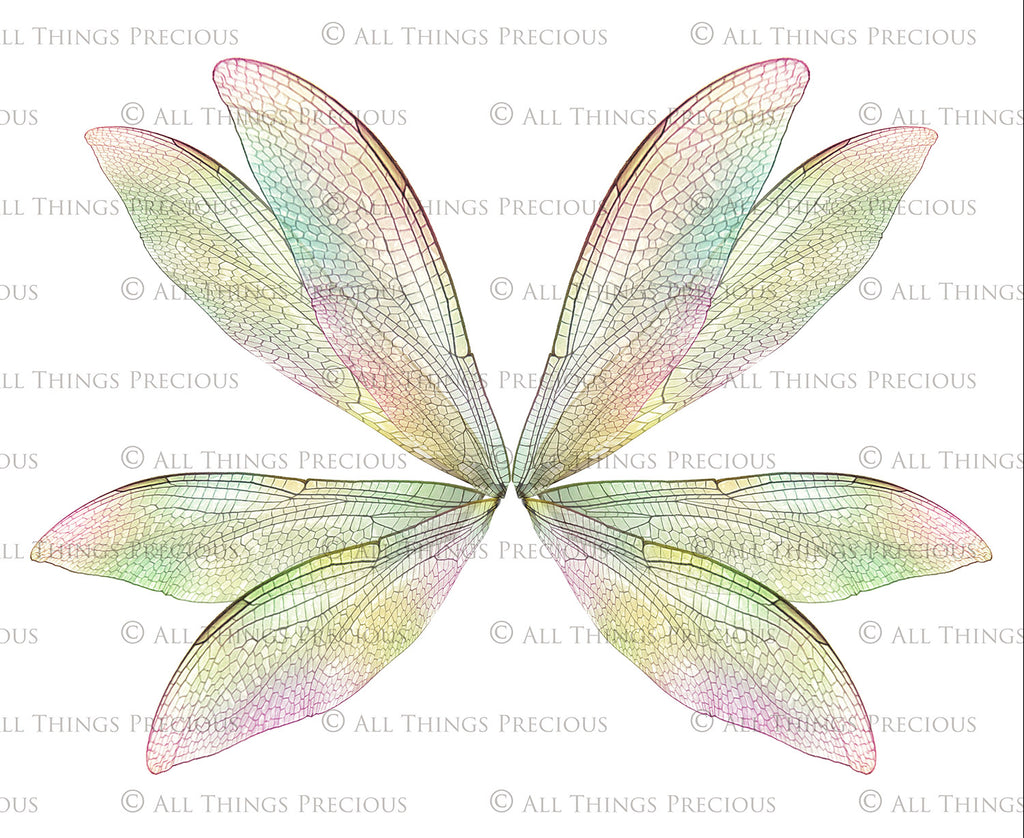 Fairy Wing Overlays For Photographers, Photoshop, Digital art and Creatives. Transparent, high resolution, faery wings for photography! These are gorgeous PNG overlays for fantasy digital art and Child portraiture. White fairy wings. Photo Overlays. Digital download. Graphic effects. Assets for photographers.