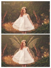 Load image into Gallery viewer, SVG &amp; PNG Fairy Wing files for Cricut or Silhouette Cameo Cutting Machine. To create wearable fairy wings, in adult or children sizes.  Use this clipart design for Halloween Costumes, Fantasy or Cosplay or photography. These are Individual Wing Pieces, for you to cut and assemble. This is a digital product. 
