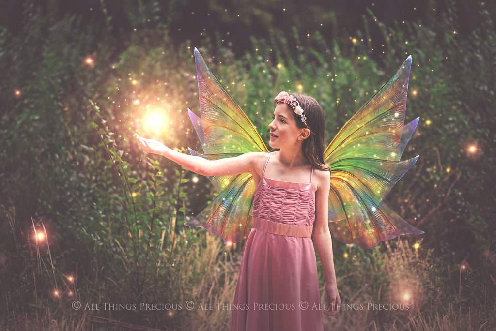 Digital Fairy Wings Overlays clipart. Png transparent see through files for photoshop. Butterfly Angel, Color, Print Photography editing. High resolution, 300dpi. Printable, Photography Graphic design assets, add on stock resources. Magical Scrapbooking design. Faery Photographer edit. Colorful Big Bundle. ATP Textures