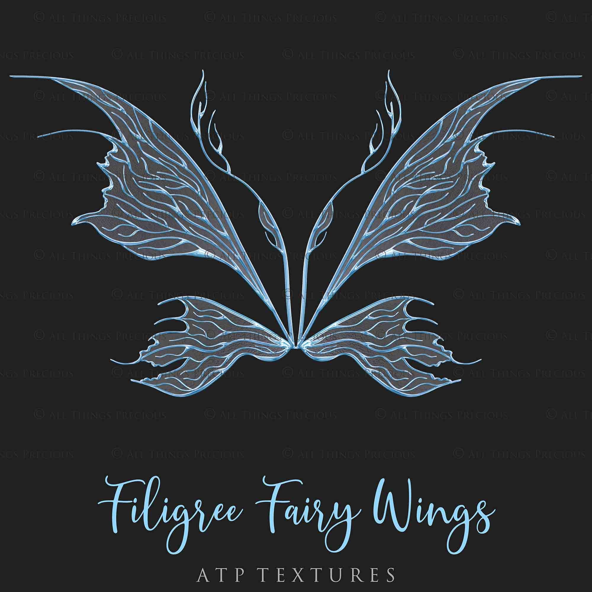 Png transparent Fairy Wing Overlays For Photographers, Photoshop, Digital art and Creatives. Transparent, high resolution, faery wings for photography! These are gorgeous PNG overlays for fantasy digital art and Child portraiture. These are white fairy wings. Graphic digital assets for design. Atp Textures