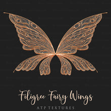 Load image into Gallery viewer, 25 Png FILIGREE FAIRY WING Overlays - Set 6
