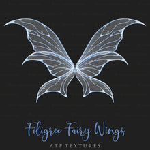 Load image into Gallery viewer, 25 Png FILIGREE FAIRY WING Overlays - Set 11
