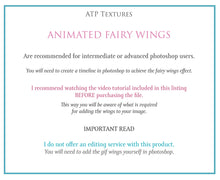 Load image into Gallery viewer, PNG Animated FAERY WINGS - Set 2

