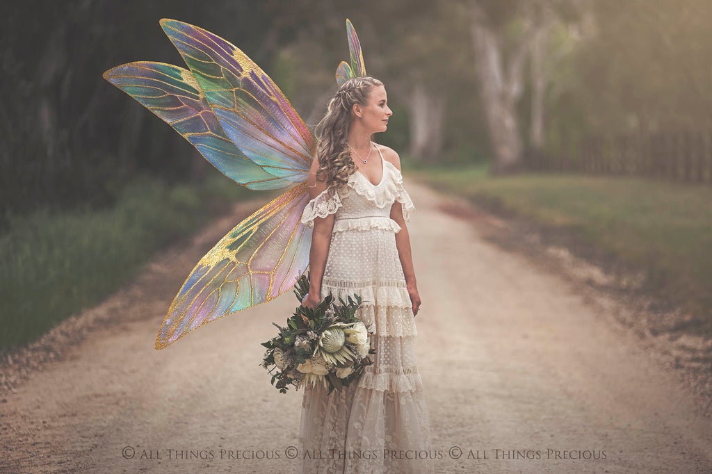 Digital Overlays for Photographers. Fairy Wings. High resolution, fine art digital assets for creating fantasy art.  Png overlay with transparent background. Magical Edit. Png Photo Overlays. Graphic design assets.