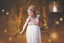 Load image into Gallery viewer, Fairy Glow overlays, high resolution, 300dpi, fairy sparkles, digital overlays, png overlay, Atp textures, photo editing, Christmas overlay, sun flare, Fairy Wings, Wing

