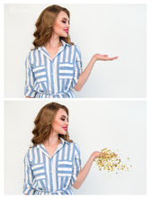Load image into Gallery viewer, 48 BLOWING CONFETTI Digital Overlays - Gold, Rose Gold &amp; Silver
