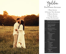 Load image into Gallery viewer, GOLDEN Mini Set Photoshop Actions
