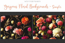 Load image into Gallery viewer, 12 GORGEOUS PAINTED Floral Background TEXTURES / DIGITAL BACKDROPS - Set 11

