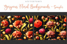 Load image into Gallery viewer, 12 GORGEOUS PAINTED Floral Background TEXTURES / DIGITAL BACKDROPS - Set 12
