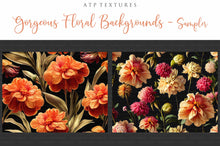 Load image into Gallery viewer, 12 GORGEOUS PAINTED Floral Background TEXTURES / DIGITAL BACKDROPS - Set 12

