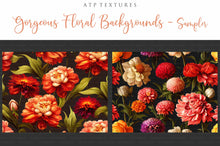 Load image into Gallery viewer, 12 GORGEOUS PAINTED Floral Background TEXTURES / DIGITAL BACKDROPS - Set 12
