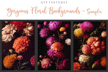 Load image into Gallery viewer, 12 GORGEOUS PAINTED Floral Background TEXTURES / DIGITAL BACKDROPS - Set 14
