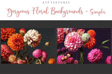 Load image into Gallery viewer, 12 GORGEOUS PAINTED Floral Background TEXTURES / DIGITAL BACKDROPS - Set 16
