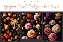 Load image into Gallery viewer, 12 GORGEOUS PAINTED Floral Background TEXTURES / DIGITAL BACKDROPS - Set 4
