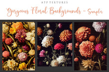 Load image into Gallery viewer, 12 GORGEOUS PAINTED Floral Background TEXTURES / DIGITAL BACKDROPS - Set 4
