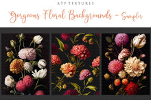 Load image into Gallery viewer, 12 GORGEOUS PAINTED Floral Background TEXTURES / DIGITAL BACKDROPS - Set 7
