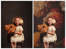 Load image into Gallery viewer, 12 GORGEOUS PAINTED Floral Background TEXTURES / DIGITAL BACKDROPS - Set 14
