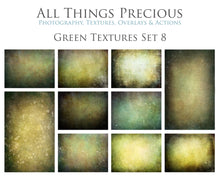 Load image into Gallery viewer, 10 Fine Art TEXTURES - GREEN Set 8
