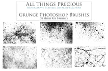 Load image into Gallery viewer, GRUNGE PHOTOSHOP BRUSHES
