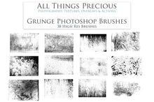 Load image into Gallery viewer, GRUNGE PHOTOSHOP BRUSHES

