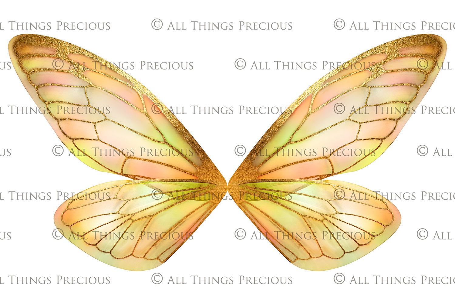 Digital Overlays for Photographers, Graphic design, scrapbooking and creatives.. Fairy Wings. High resolution, fine art digital assets for creating fantasy art.  Png overlay with transparent background. Magical Edit. Png Photo editing art assets.