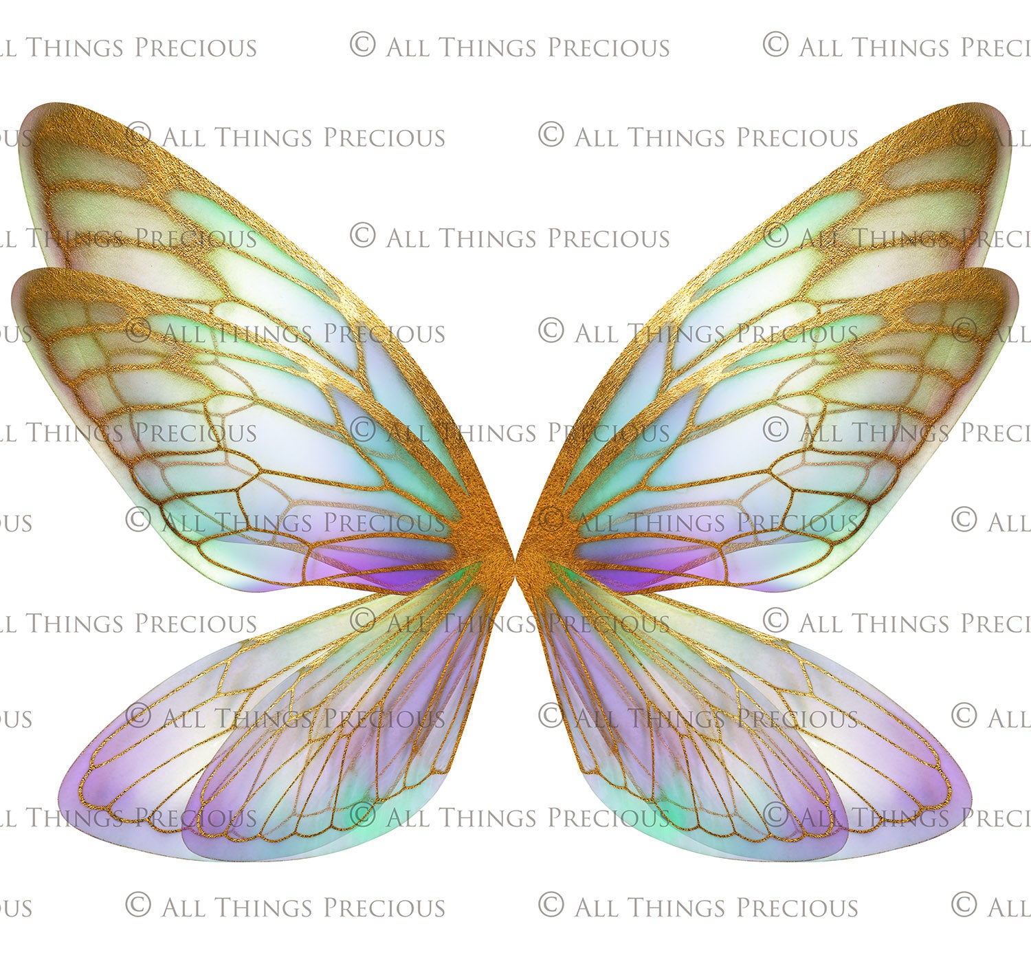 Digital Overlays for Photographers, Graphic design, scrapbooking and creatives.. Fairy Wings. High resolution, fine art digital assets for creating fantasy art.  Png overlay with transparent background. Magical Edit. Png Photo editing art assets.